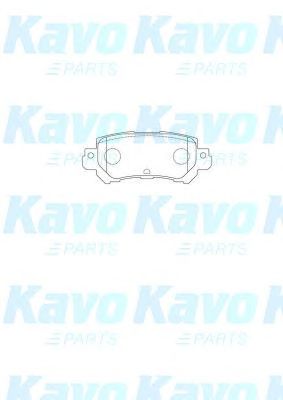 KAVO PARTS bp4580 -  Комплект тормозных колодок, дисковый тормоз